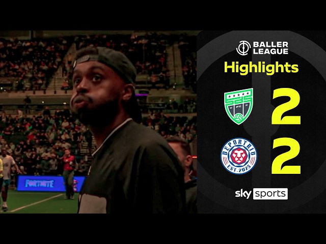 Bakary Sako scores from his own half! | SDS 2-2 Deportrio | Baller League Highlights
