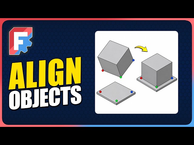 How to Align Objects in FreeCAD | Alignment Tool Tutorial