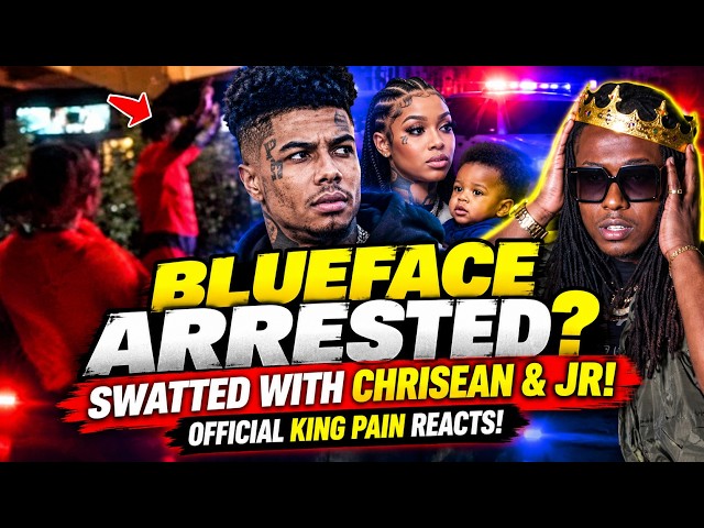 Blueface Arrested After Being Swatted w/ Chrisean Rock & Jr #bluface #chriseanrock