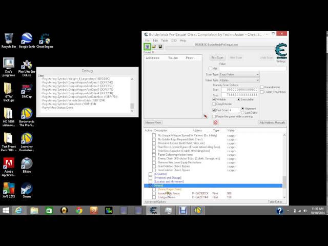 TechnoJacker Cheat Engine Table