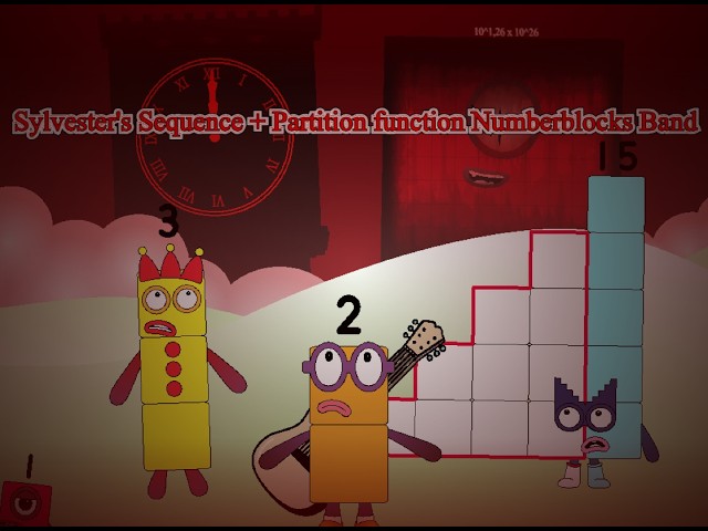 Sylvester's Sequence + Partition function Numberblocks Band