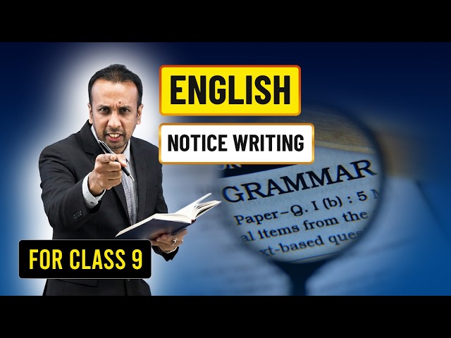 EduAid One Shot Live | English | Notice Writing | Class 9 | SEBA