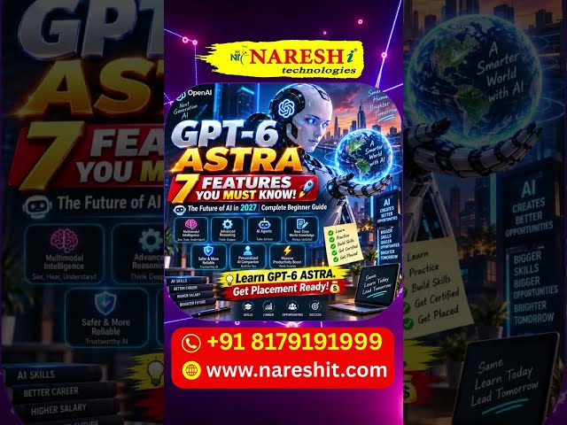 GPT-6 Astra Features You Should Know in 2027 | GPT-6 Astra AI Jobs | Naresh IT
