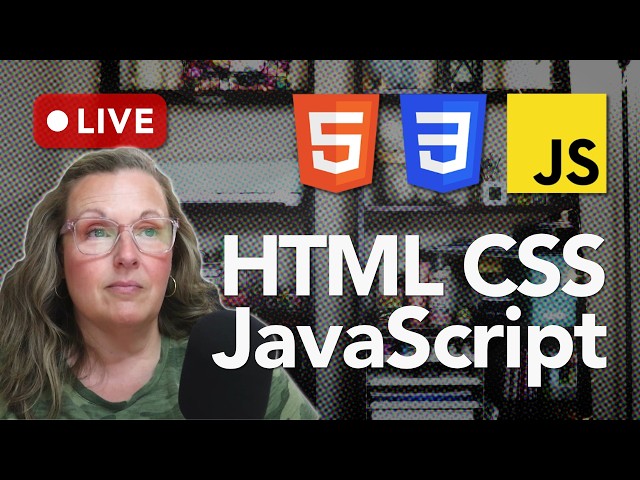 LIVE | Designing a Search UI with HTML, CSS + JS | Part 7
