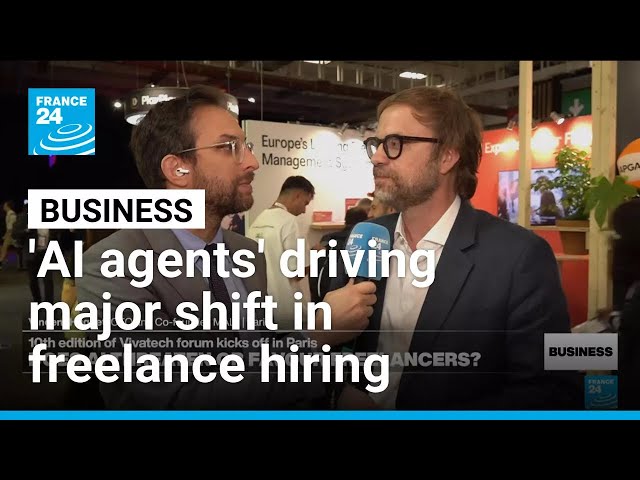 'AI agents' driving major shift in freelance hiring, Malt CEO says • FRANCE 24 English