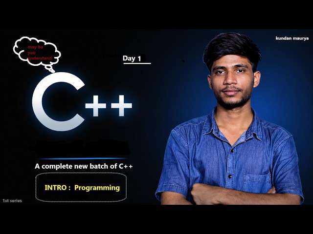 Let's start the concept of programming a new batch of C++ introduction of programming