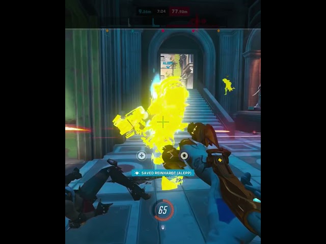 They didnt notice the glowing yellow beam