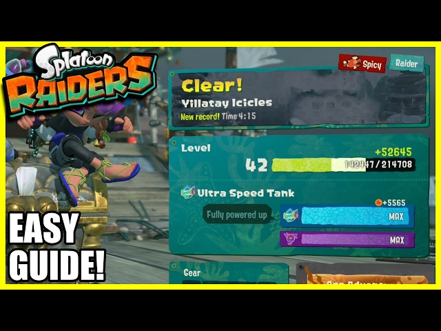 Splatoon Raiders | Yillatay Icicles SPICY RAID Easy Guide