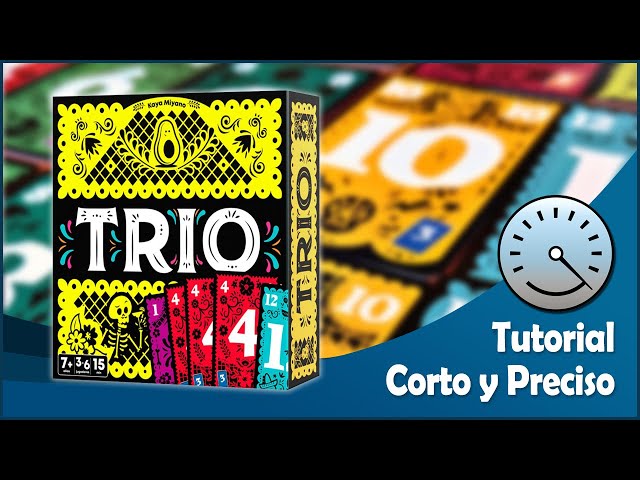 Cómo Jugar: TRÍO - Tutorial Corto y Preciso