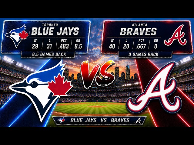 MLB 2026 Regular Season Coverage Toronto Blue Jays @ Atlanta Braves