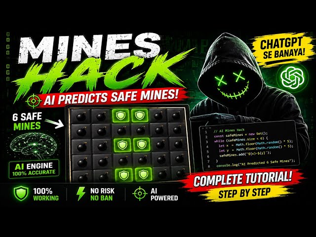 ChatGPT से खुद का MINES HACK बना लिया! 😱 | Full Tutorial