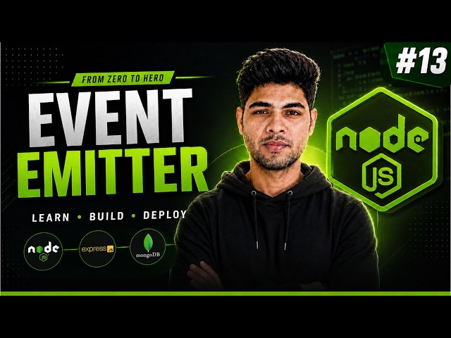 Node.js Event Emitter Explained | emit(), on(), once()