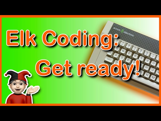 Acorn Electron BASIC coding part 1 - setup