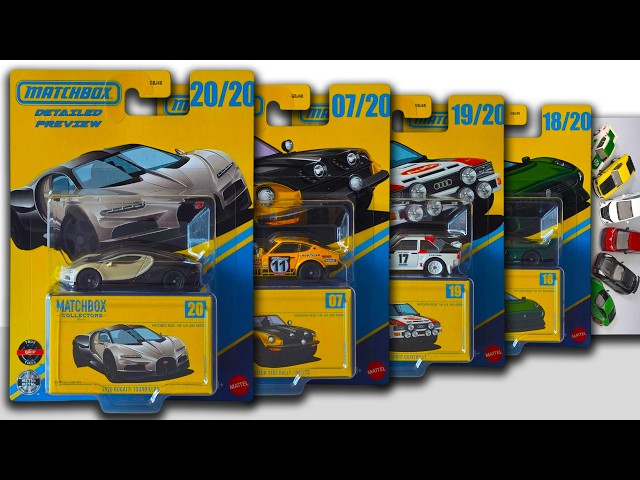 Showcase - Matchbox Collectors Set, Bugatti Tourbillon, Jaguar XJ220S, Audi Quattro S1 & Many More.