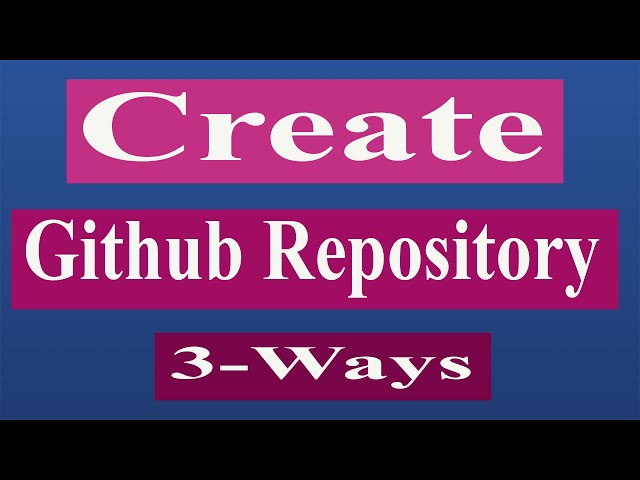 Create Github  Repository Three Ways | Bangla Tutorial | Web Journey