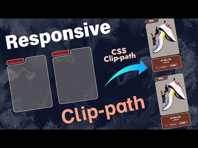 Responsive CSS Clip-Path Tutorial | Modern UI Design