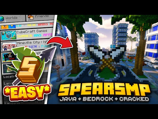 BEST *NEW* MINECRAFT SURVIVAL SMP SERVER IN 2026...  | Java + Bedrock + Cracked 1.20-1.21.11-26.2