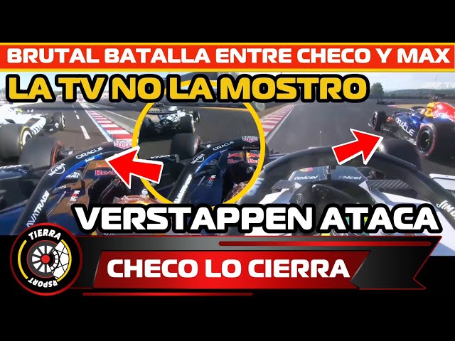 BRUTAL BATTLE! VERSTAPPEN ATTACKS CHECO PÉREZ, WHO DEFENDS INCREDIBLY; TV DIDN'T SHOW THIS