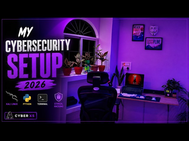 My Cybersecurity & Ethical Hacking Setup 🔥 | Kali Linux Hacker Setup