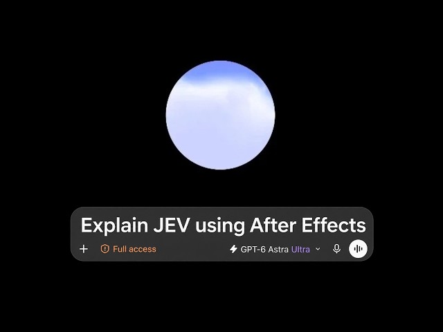 Whats JEV? I Asked GPT Astra to Make Explainer Video on JEV using After Affects