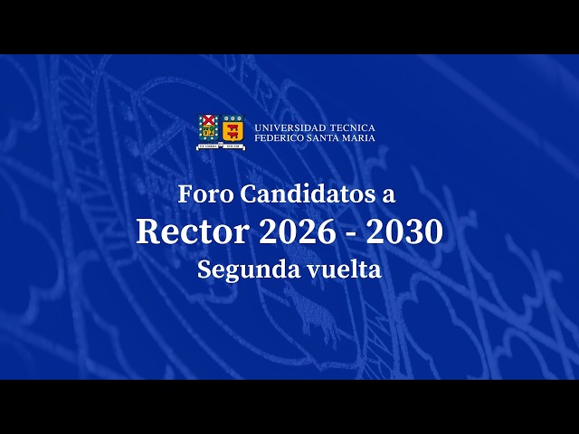 2026-2030 Rectorial Candidate Forum - Runoff Election