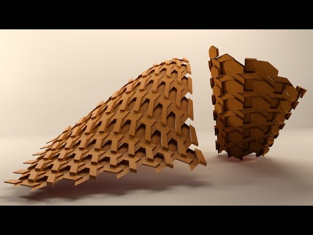 Surface Cladding of a 3D pattern in para3D/ 3ds max