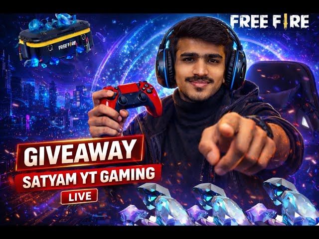 SATYAM YT Live 🔴 Today Big Giveaway Diomand & Giveaway Custom 😍 #freefire #shortslive #Giveaway #ff
