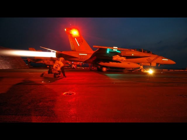 Night Ops Get a Boost from the F/A-18 Super Hornet's Afterburner