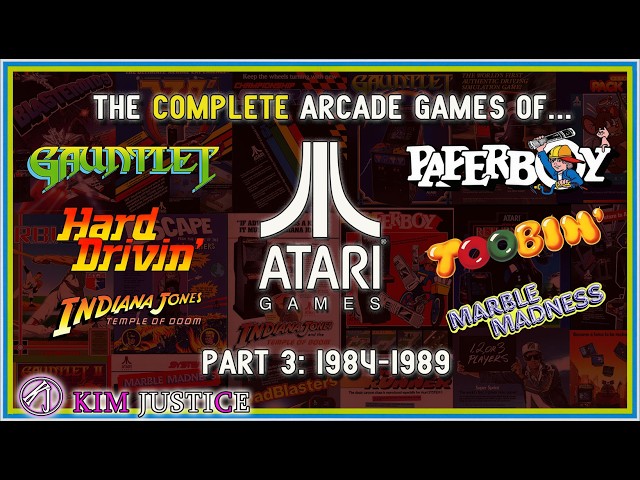 The Story and COMPLETE Arcade Games of Atari: Part 3 -1984-1989