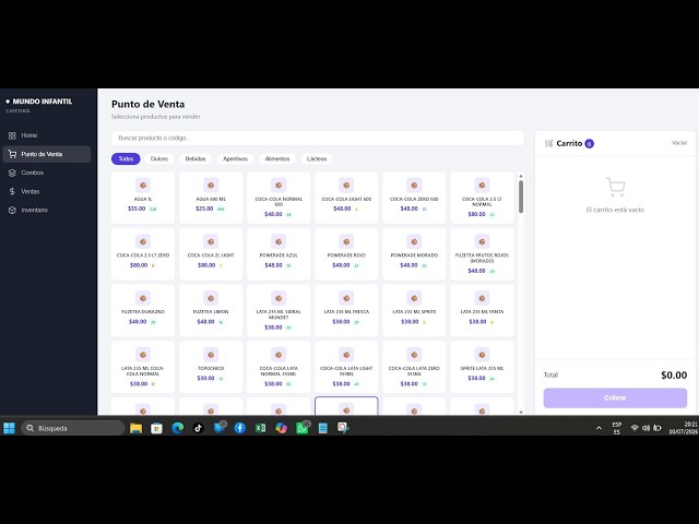 Aplicación  Web para cafetería en google sheets con appscript