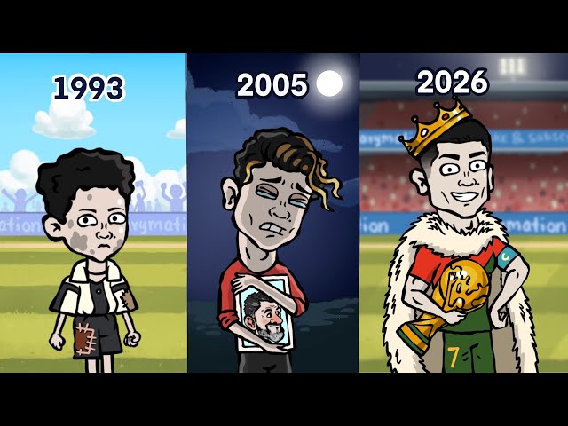 Evolution of Cristiano Ronaldo (animated)
