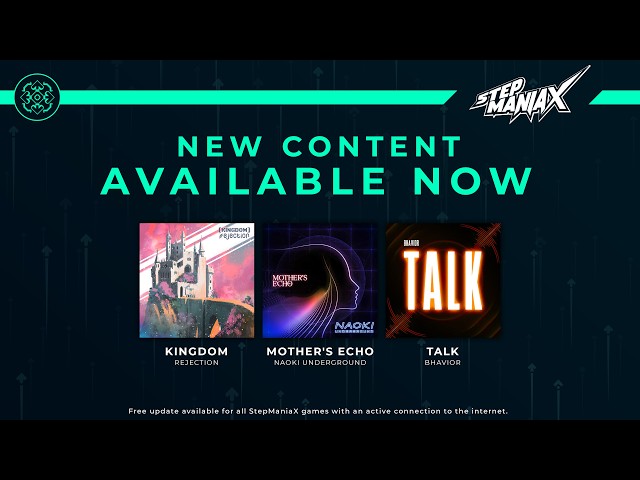 StepManiaX Content Update #81 - 3 New Songs!