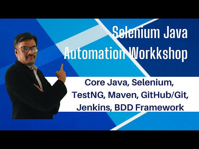 7 Days Live Selenium Java Automation Workshop