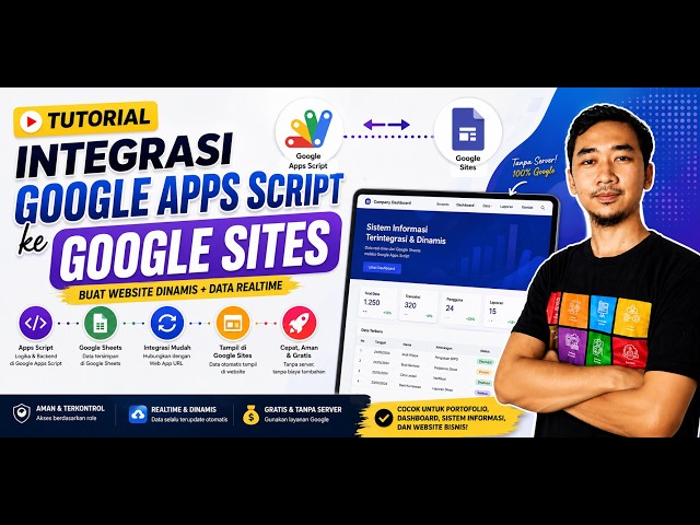 Cara pasang Google Apps Script di google sites
