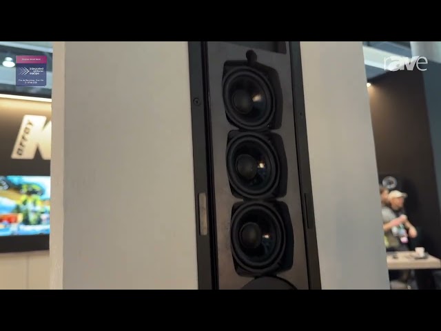 ISE 2026: K-array Showcases Koral-K0102 Compact Column Speaker