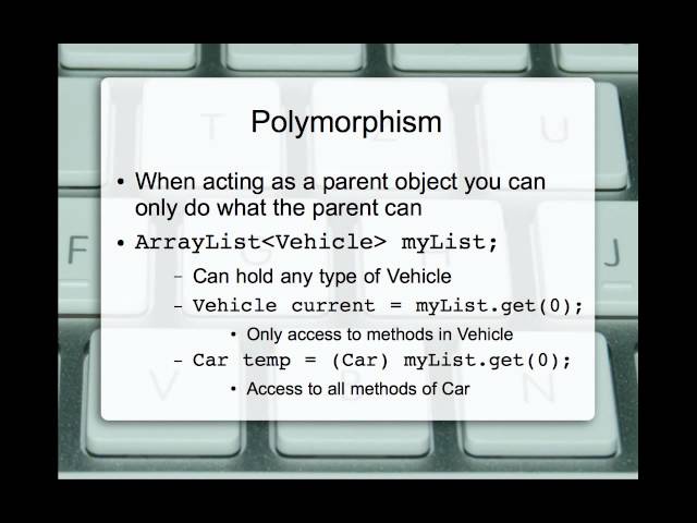 Java Object Relationships - Inheritance