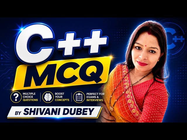 C++ Based MCQs## DSSSB#KVS##NVS# SHIVANI DUBEY