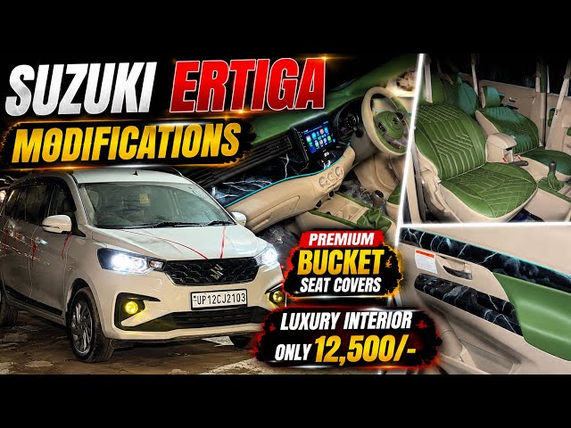 2026 ERTIGA FACELIFT BASE TO TOP MODIFICATION WITH PRICE✅ERTIGA VXI CNG MODIFIED✅FOG LAMP ₹??✅