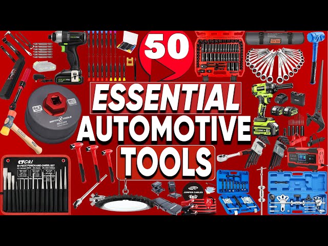 50 Essential Automotive Tools On Amazon For ANY Mechanic or DIY Car Repair!