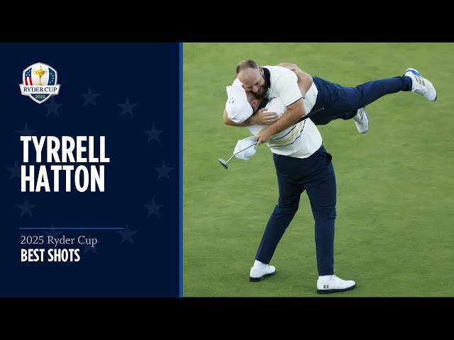 Tyrrell Hatton's Extended Best Shots | 2025 Ryder Cup
