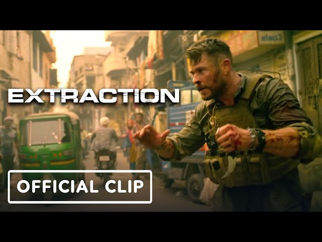 Netflix's Extraction - Official "Knife Fight" Clip (Chris Hemsworth, Russo Brothers)