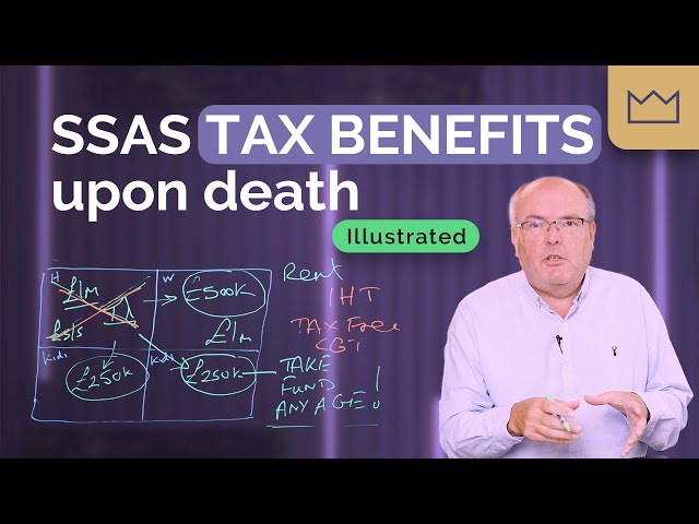 SSAS Pension: SSAS tax benefits upon death? Illustrated.