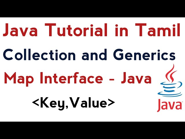 64)Map interface in Java in Tamil | Collection and Generics | Collection API | Tamil | Java in Tamil