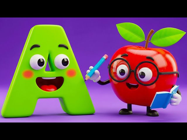 The BEST Way to Teach Kids A to Z Letters | Learn ABCs FAST with Our FUN Phonics Song | A For Apple