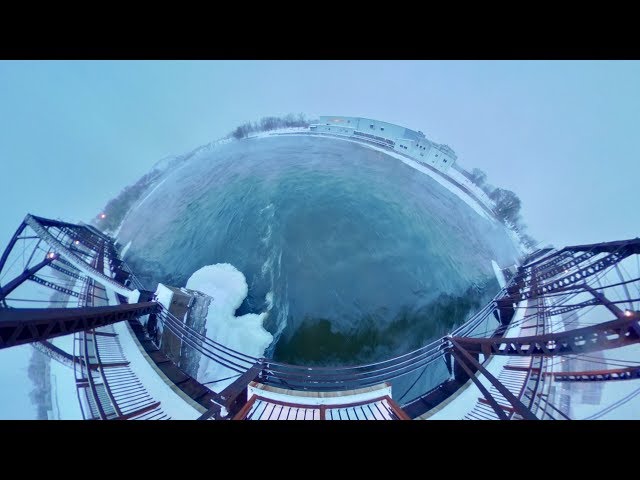 360 Video: Mild winter shifts to deep freeze