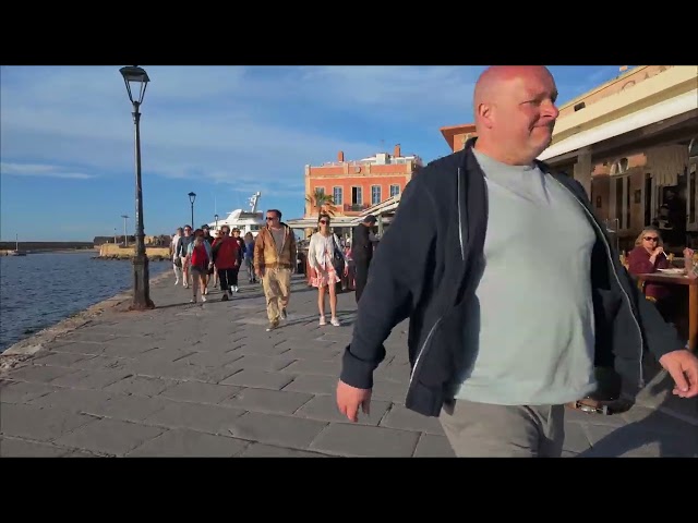 Walk with me in CHANIA, CRETE, Greece 20.4.2026 4k 60fps HDR Quality