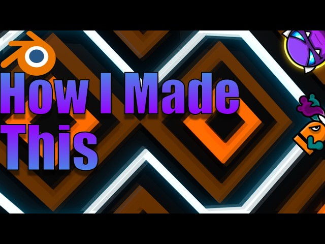 How I Made My Space Circles Thumbnail | Blender Tutorial