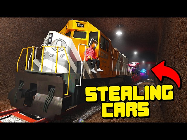 Using An Underground Train To Rob A Dealership In GTA 5 RP