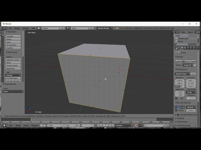 I blender tutorial