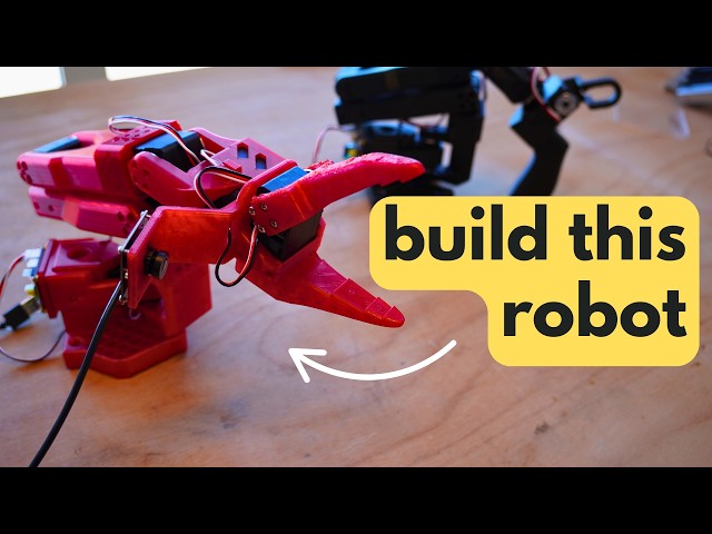 AI ROBOT ARM BEGINNER FULL COURSE: build & train robotic arms (2.5 hours)